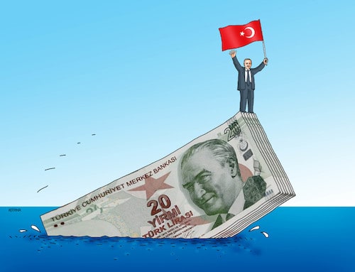 Turkish currency continues decline; takes record low plunge under Erdogan's monetary 'strategy'