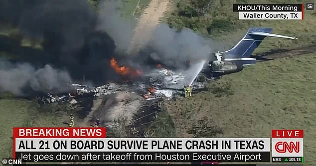 TEXAS: Plane crashes and burns during take-off; all passengers survive (VIDEO)