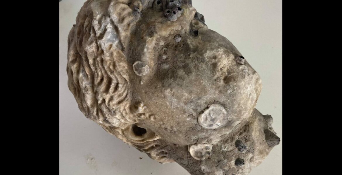 roman statue head