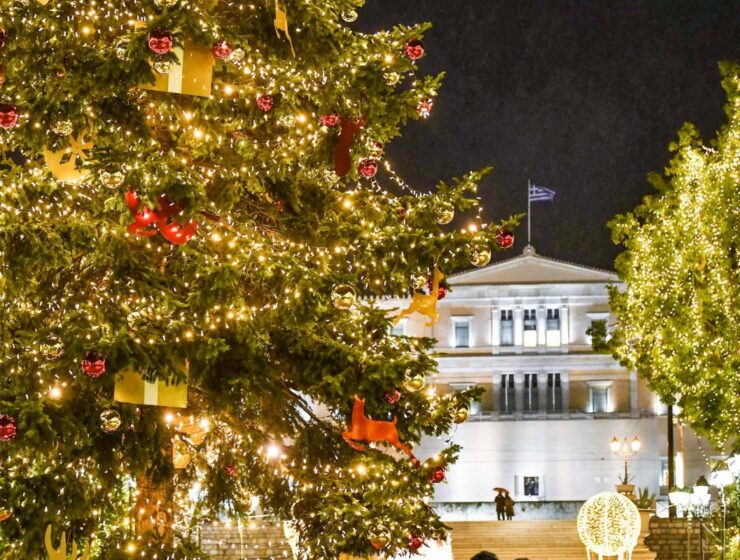 Athens Syntagma Christmas