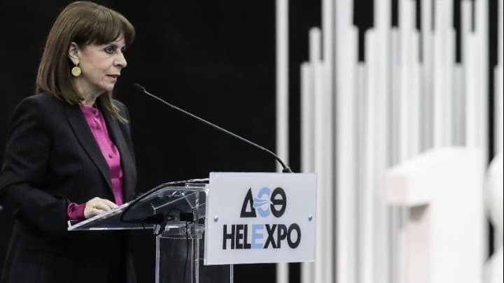 President Katerina Sakellaropoulou