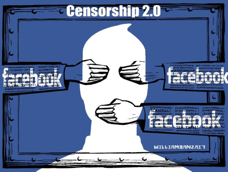 Facebook censorship journalists