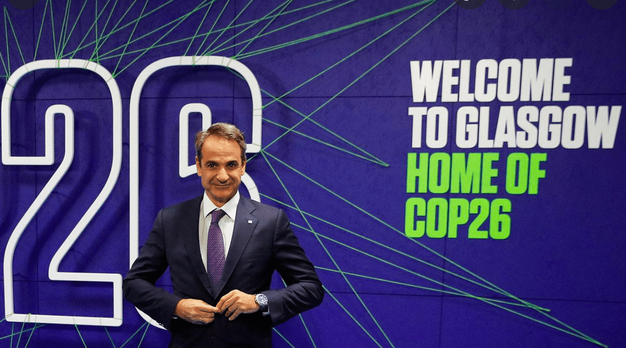 Mitsotakis Greek Prime Minister fossil-fuel Greece first climate law COP26