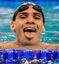 Greek swimmer Andreas Vazaios