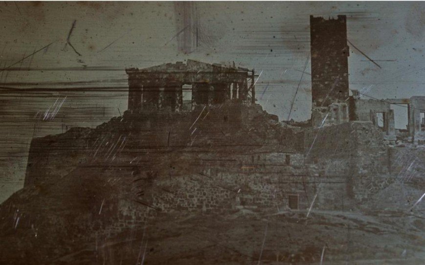 acropole premiere photo 1842. Joseph Filibert Girault de Prangey