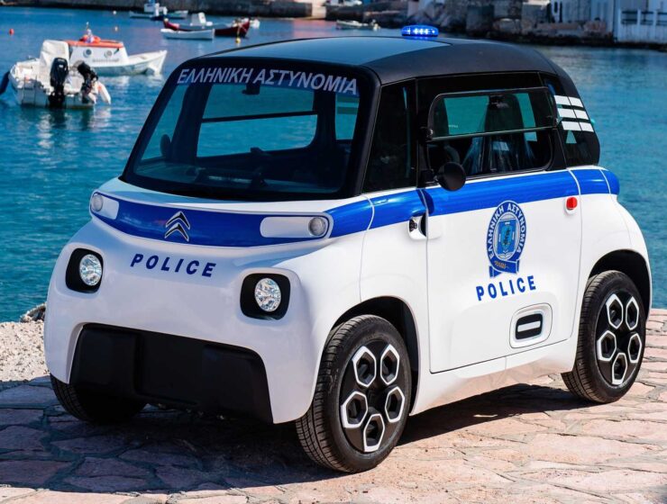 Citroen Ami EV Gears Up For Police Duty On Tiny Greek Island of Halki 2