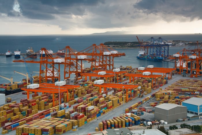 Piraeus container port Modi