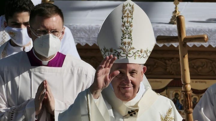Pope Francis in Cyprus December 2021
