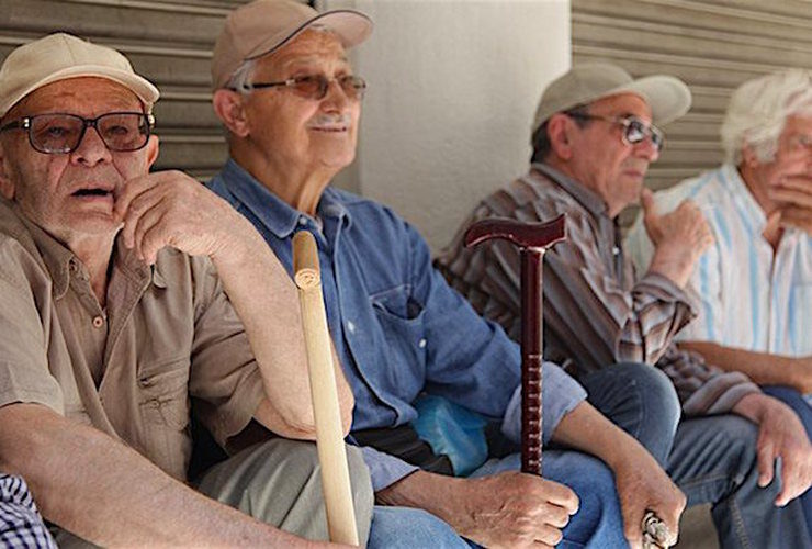 OECD Greek pensioners retirees retirement