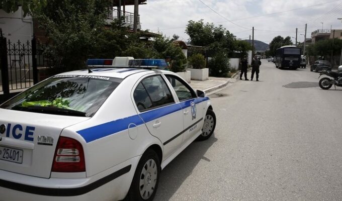 Police car Greece Greek Pakistani Athens