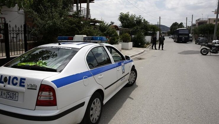 Police car Greece Greek Pakistani Athens