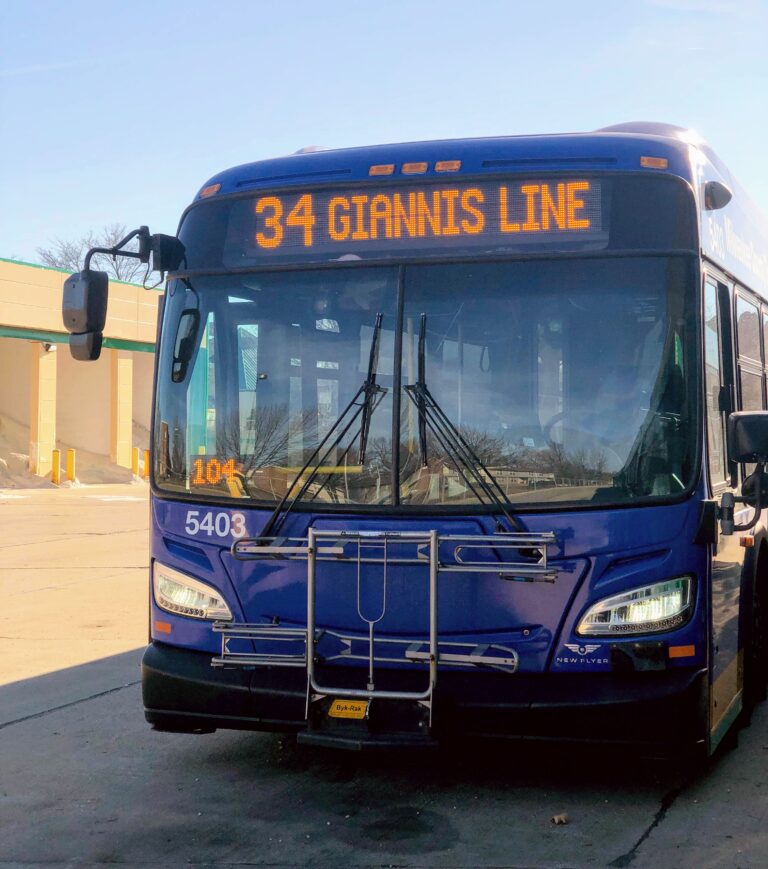 Giannis Antetokounmpo now has a bus route named after him