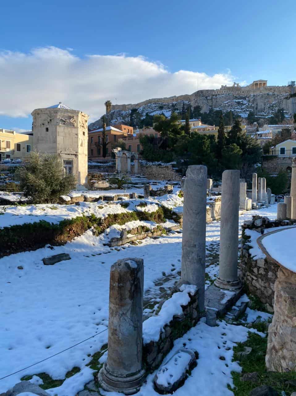 Athens after Elpis snowstorm - SEE the photos 9