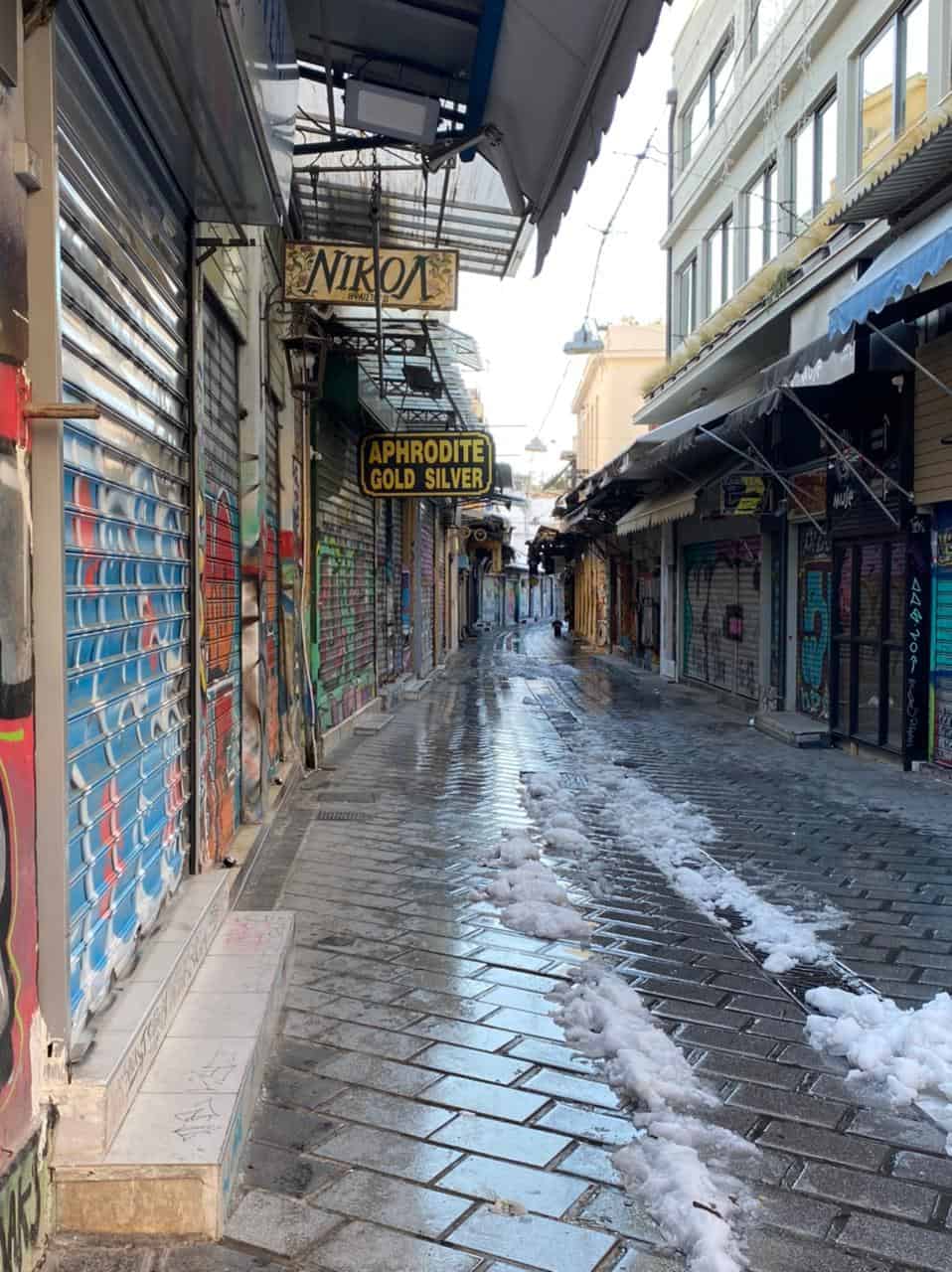 Athens after Elpis snowstorm - SEE the photos 12