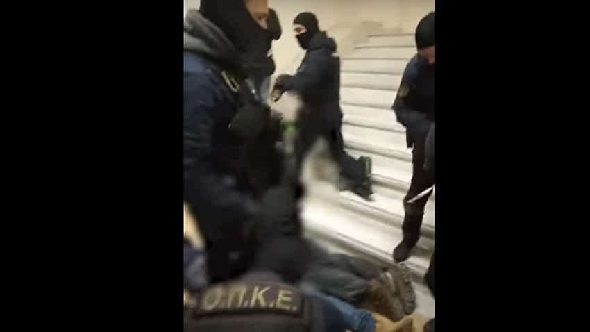 Greek police releases video of arrests at Athens University following assault incident 1