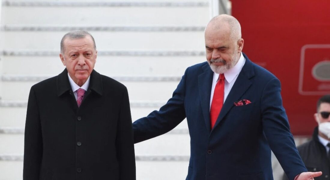 Recep Tayyip Erdogan and Edi Rama Turkey Albania