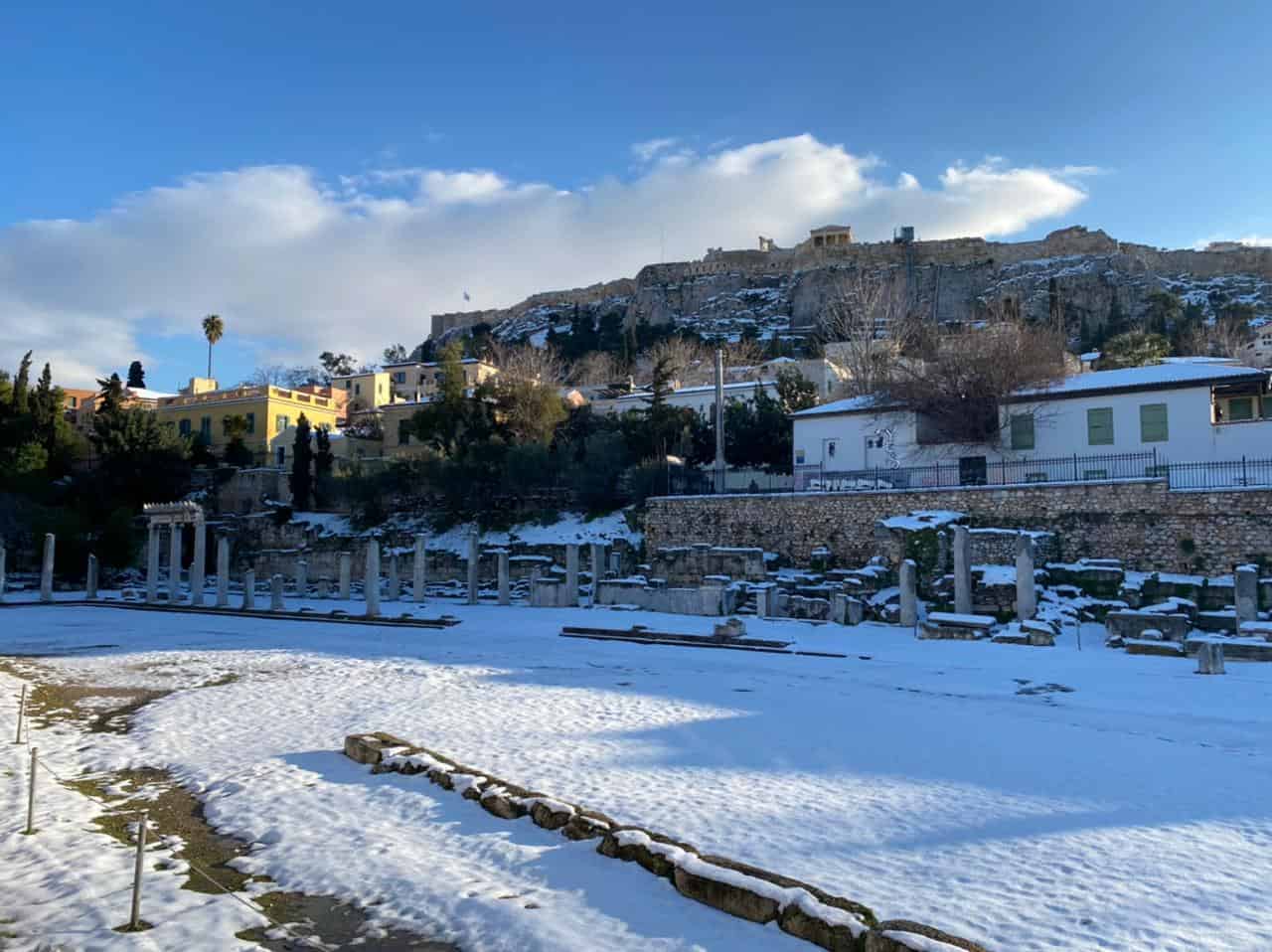 Athens after Elpis snowstorm - SEE the photos 3