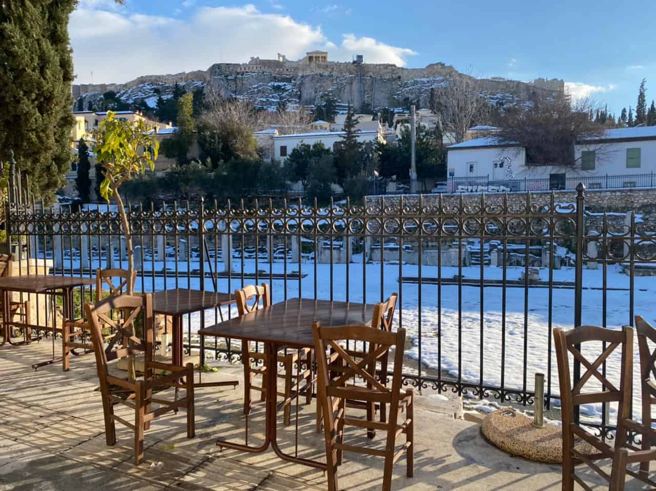 Athens after Elpis snowstorm - SEE the photos 4