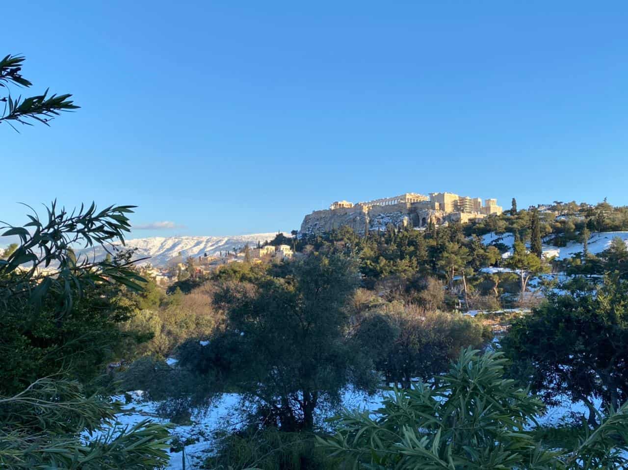 Athens after Elpis snowstorm - SEE the photos 6