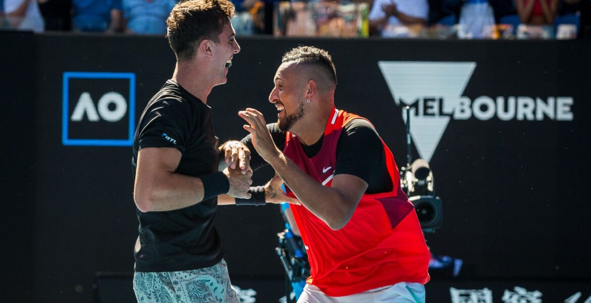 Kyrgios & Kokkinakis are in a Grand Slam Final! With a 7-6,6-4 win over Granollers & Zeballos 1
