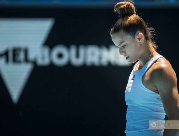 Sakkari bows out of Australian Open  2