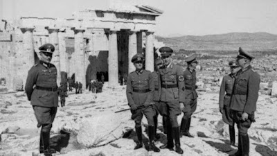 Nazi officers on Acropolis 1941