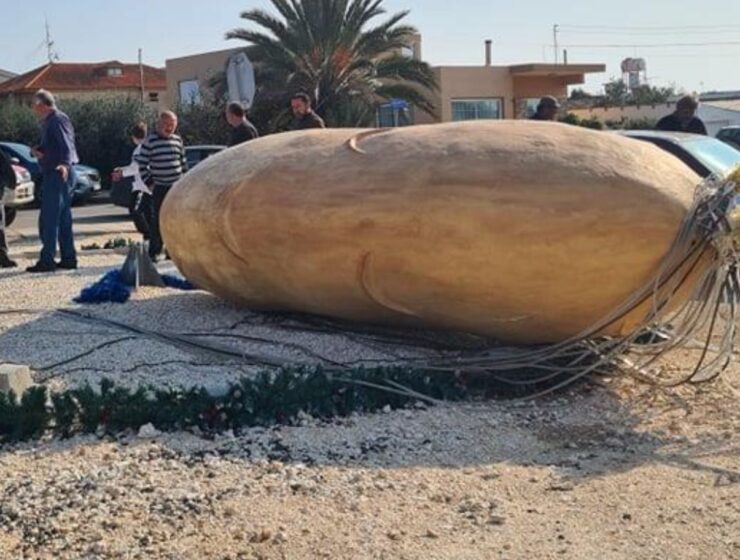 Cyprus' Big Potato get vandalised on NYE 2