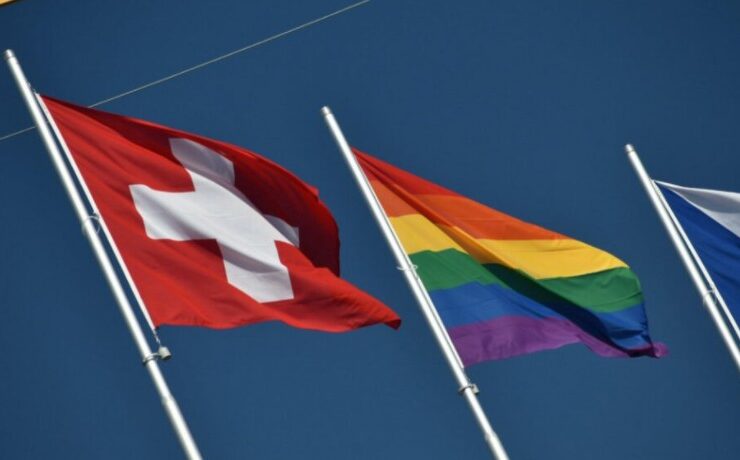 Swiss LGBT flags