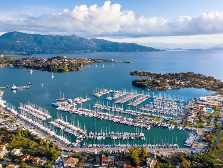 D-Marin yacht Gouvia is the largest marina in Greece, situated just 6km from the town of Corfu.