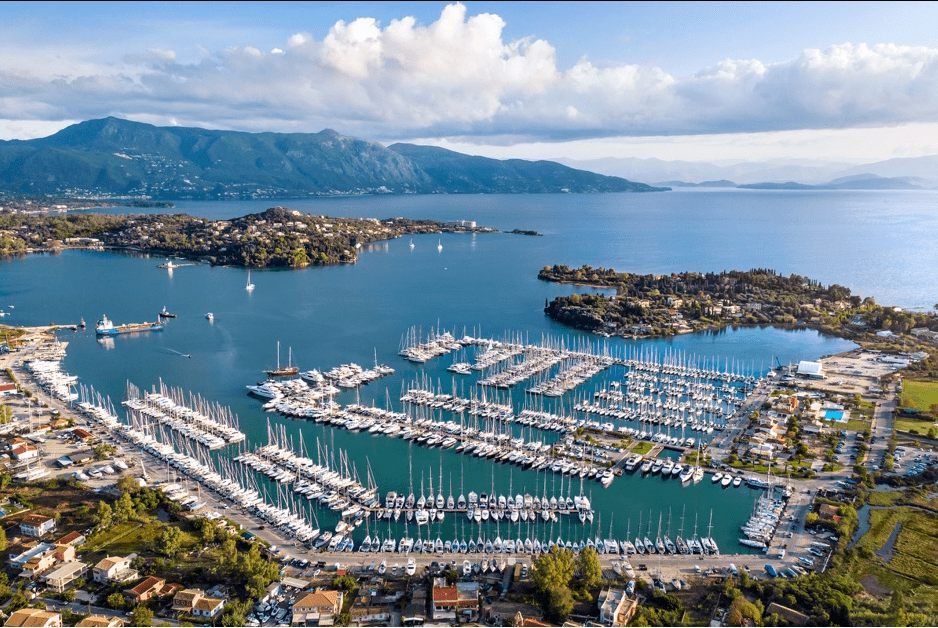 D-Marin yacht Gouvia is the largest marina in Greece, situated just 6km from the town of Corfu.