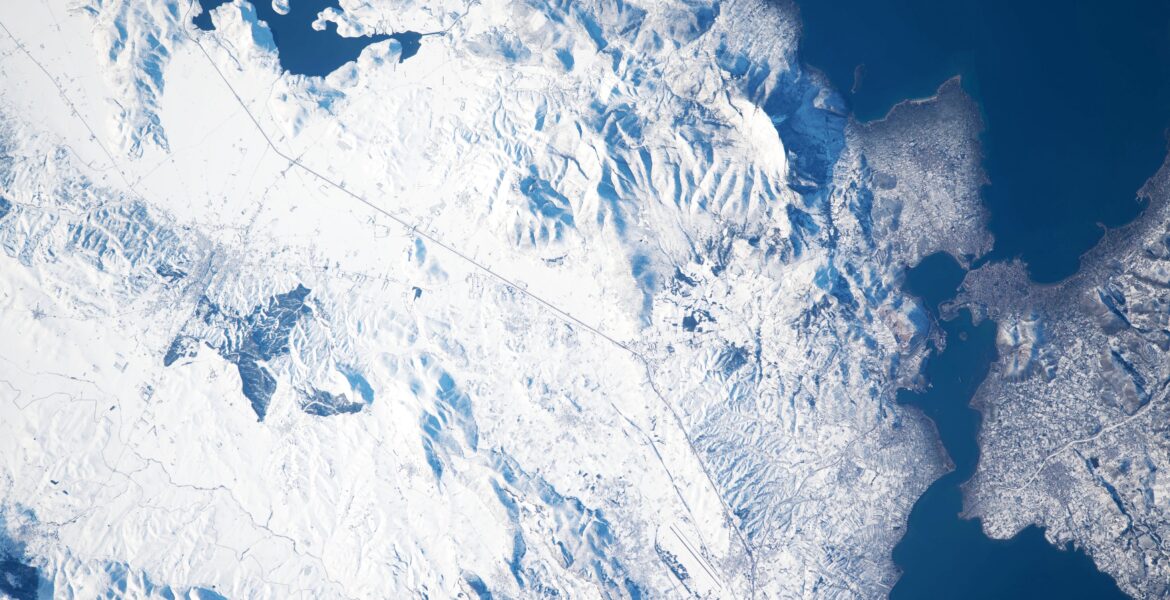 wintery greece german snow astronaut