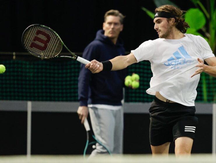 Stefanos Tsitsipas could be set to ditch father as a coach as new pictures emerge 2