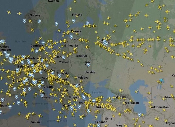 Ukraine airspace