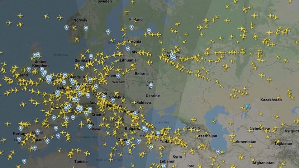 Ukraine airspace