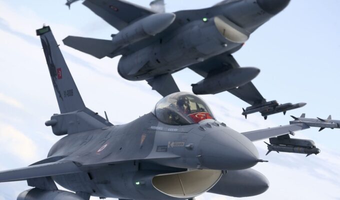 Turkish F-16 jets turkey greek airspace
