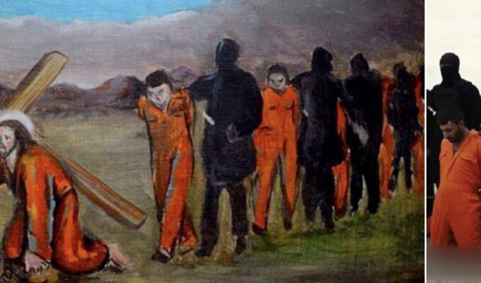 FEBRUARY 15, 2015: 21 Coptic Orthodox martyrs are beheaded by ISIS in Libya 2
