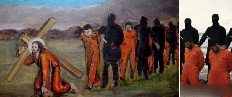 FEBRUARY 15, 2015: 21 Coptic Orthodox martyrs are beheaded by ISIS in Libya