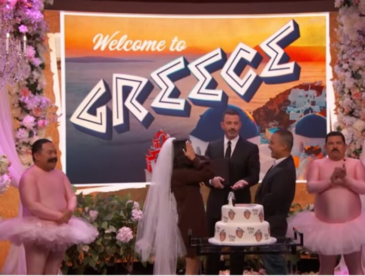 Jimmy Kimmel sends newlyweds to Greece for their honeymoon 25