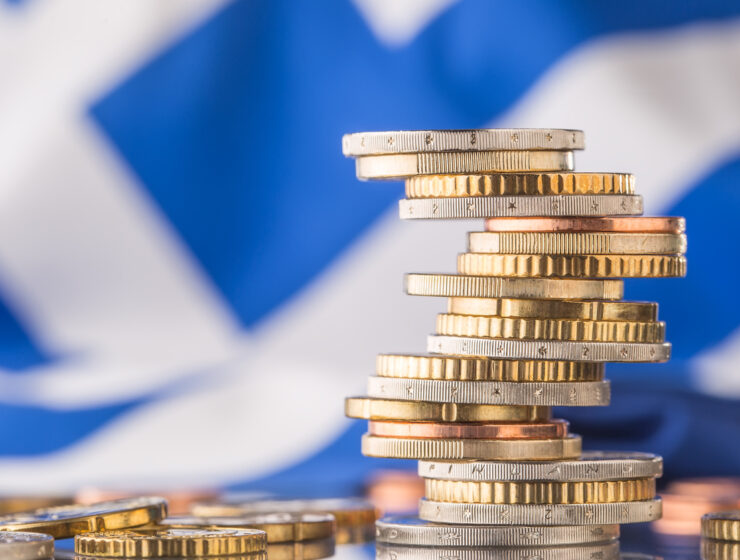 Greece Greek flag investment finance euros