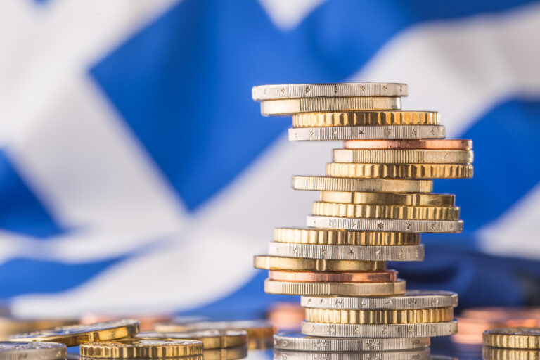 Greece Greek flag investment finance euros