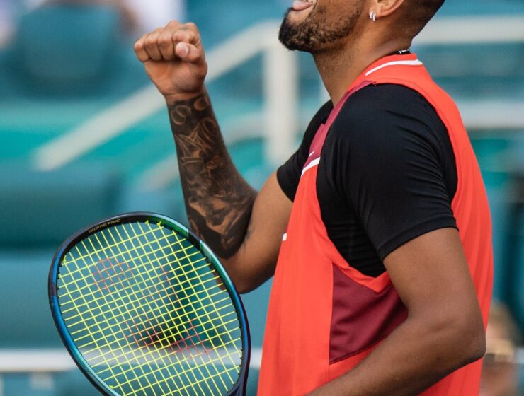 Nick Kyrgios takes out Fognini to move into the Miami Open 4th Round 3