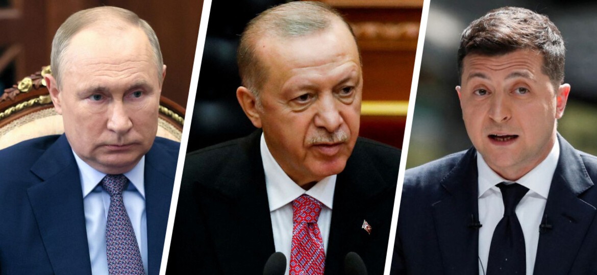 Russian President Vladimir Putin Recep Tayyip Erdogan Volodymr Zelensky Ukraine Turkey Ukrainian Turkish