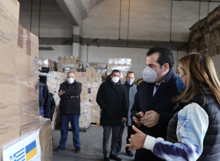 Greece Greek humanitarian aid to Ukraine