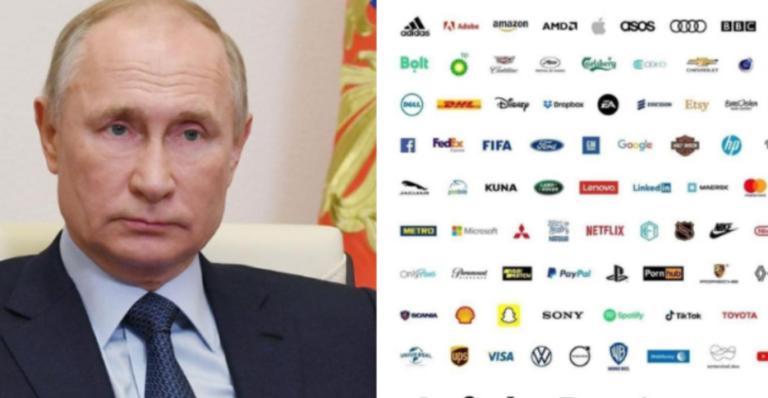 Corporations Wage War on Russia (LIST)