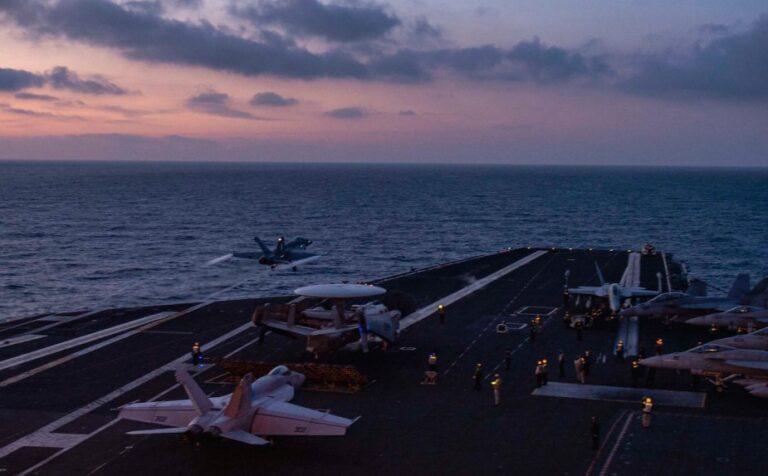 US Navy's Nimitz-class USS Harry S. Truman operates near Greece