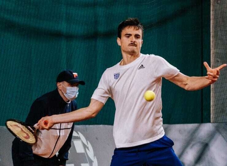 Team Greece is through the World Group II play-offs at Davis Cup 1