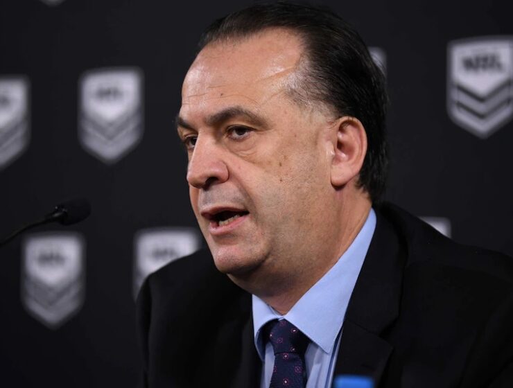 Peter V'Landys, the Chief Executive of Racing NSW and Chairman of the Australian Rugby League Commission (ARLC)