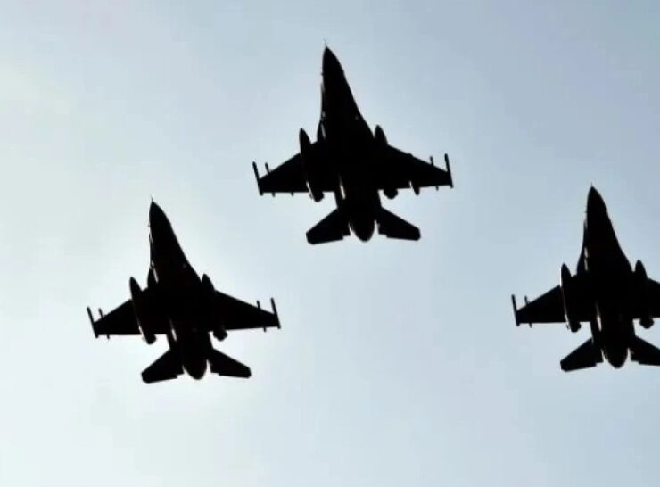 F-16 fighter jets greek airspace