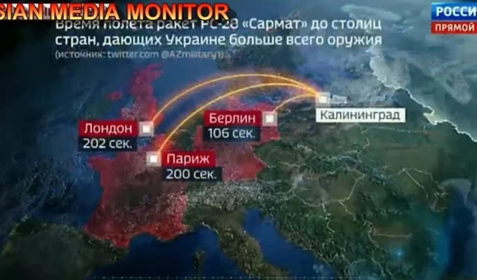 Russian TV nuclear threat