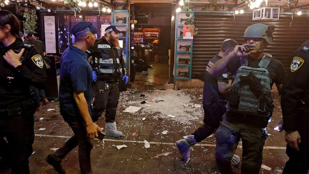 Tel Aviv terrorist attack April 7, 2022.